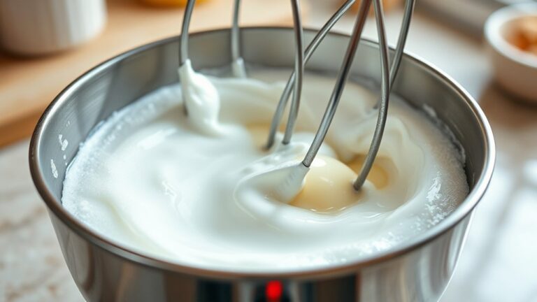 blender egg whites quickly