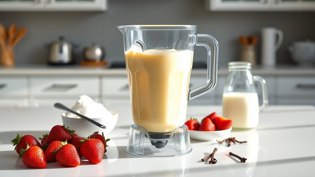blender ice cream method