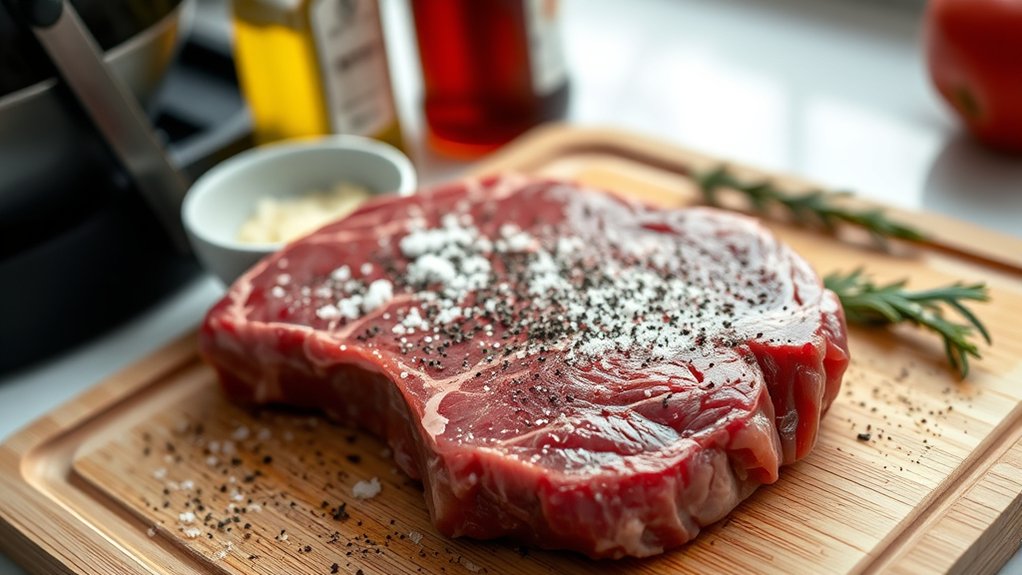 bring steak to room temperature