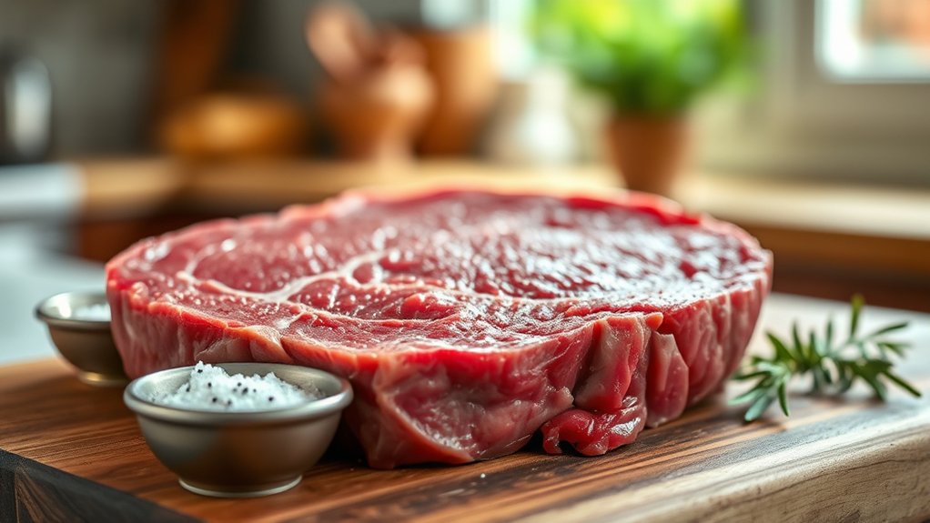 bring steak to room temperature