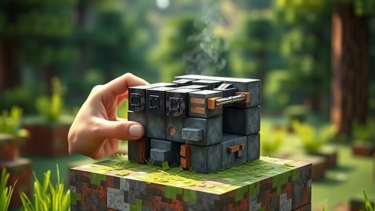build a minecraft grill