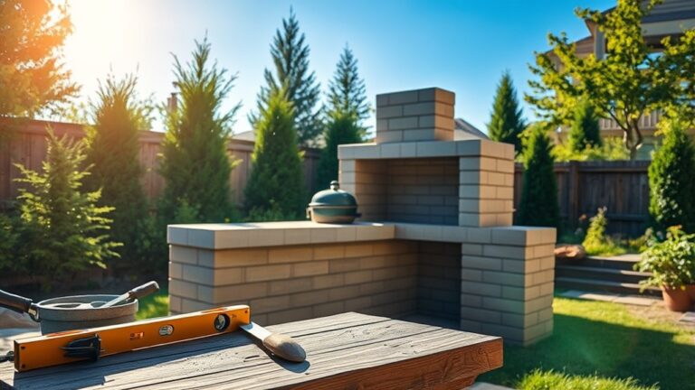 build outdoor grill station