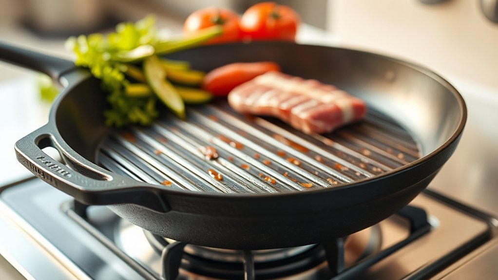 cast iron for authentic grilling