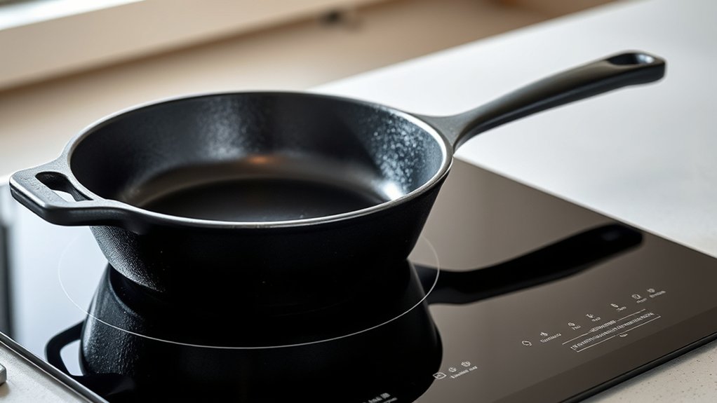 cast iron heats efficiently