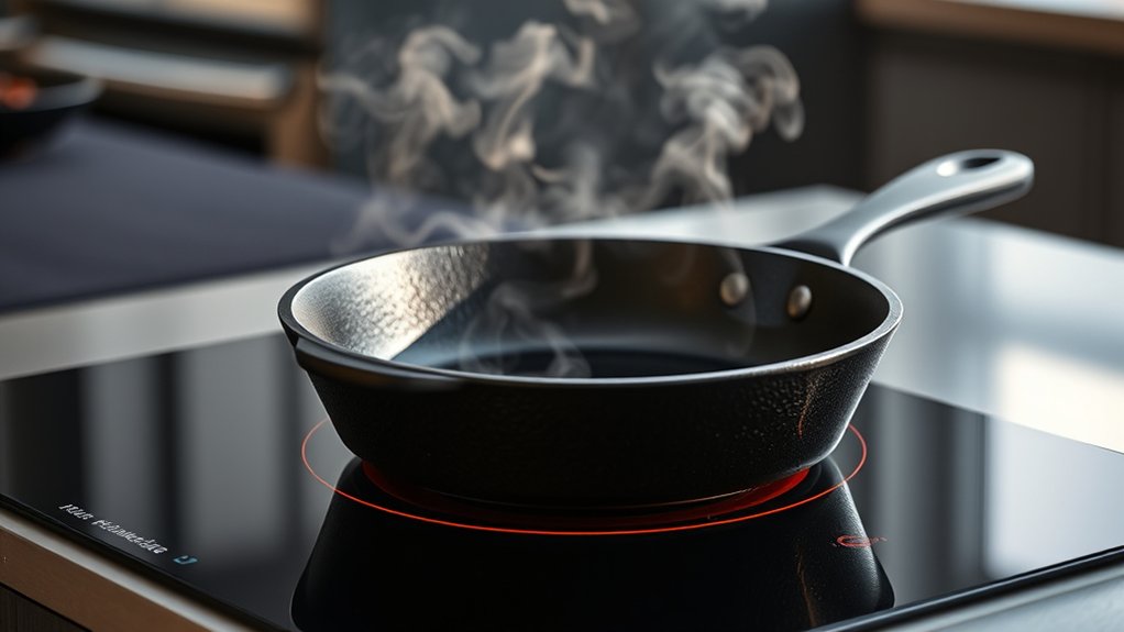 cast iron heats efficiently