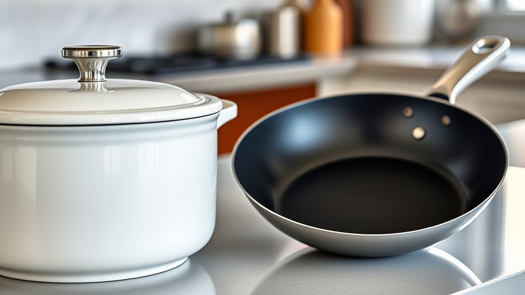 ceramic cookware lacks teflon