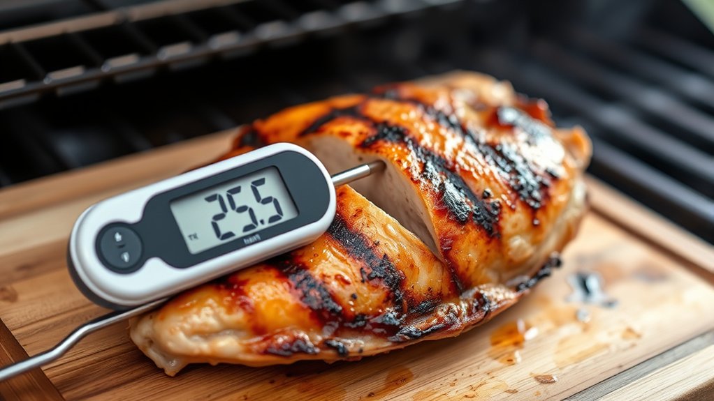 check internal temperature regularly