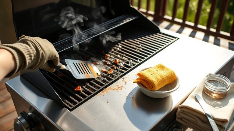 chemical free grill cleaning
