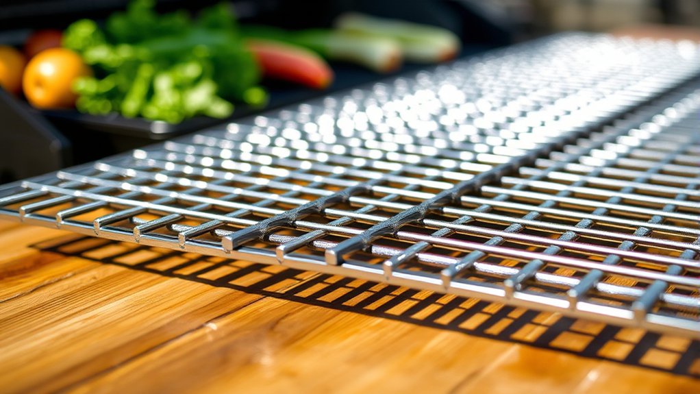 choose appropriate grill spacing