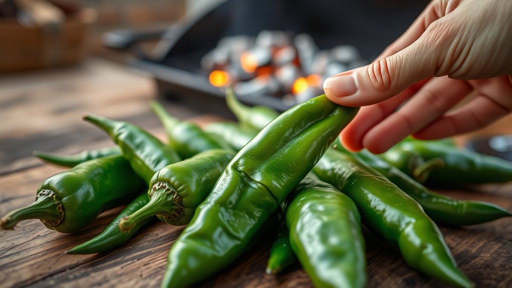 choose firm glossy chiles