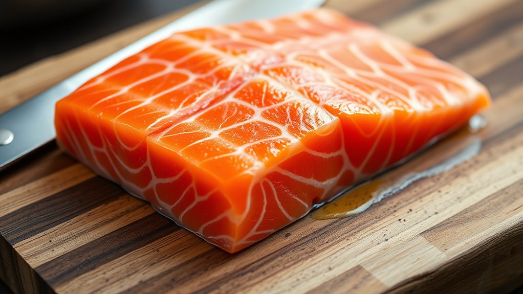 choose fresh firm salmon