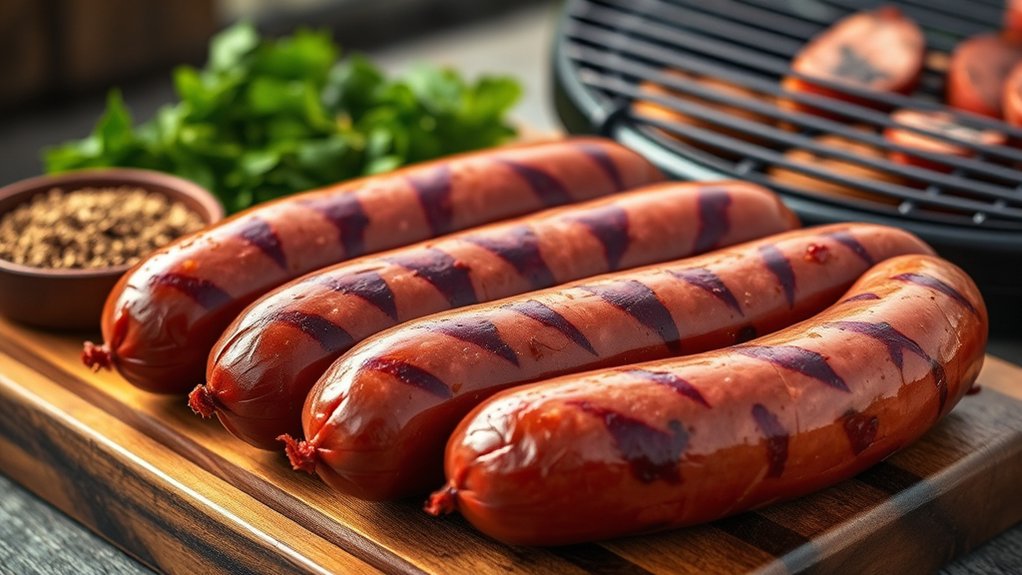 choose fresh high quality sausages