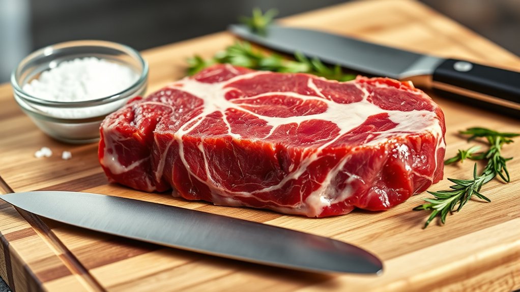 choose juicy well marbled steaks