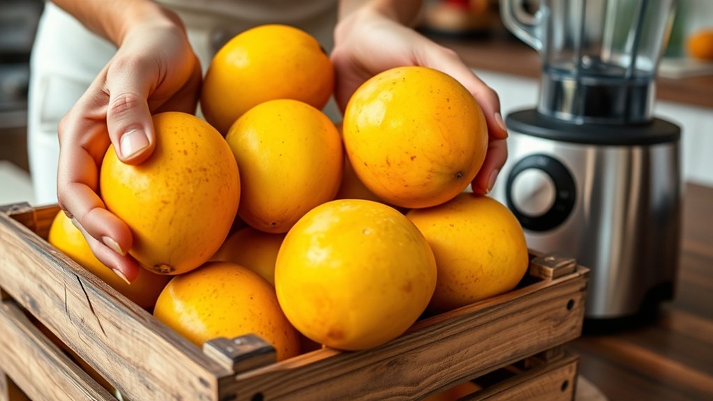 choose ripe fragrant mangoes