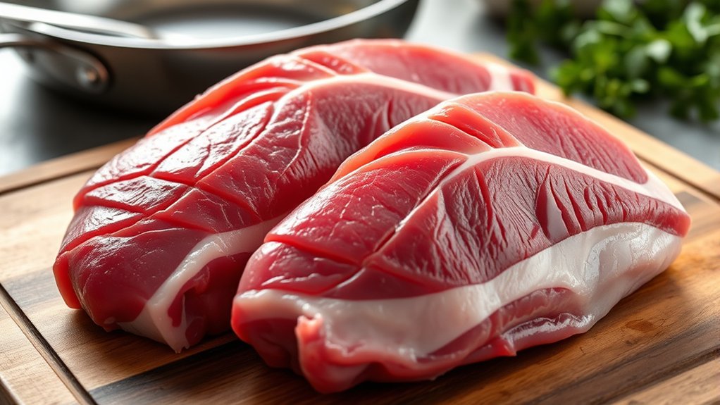 choose thick fresh skin on