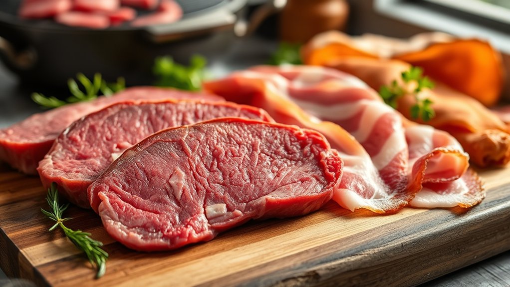 choose thick marbled cuts