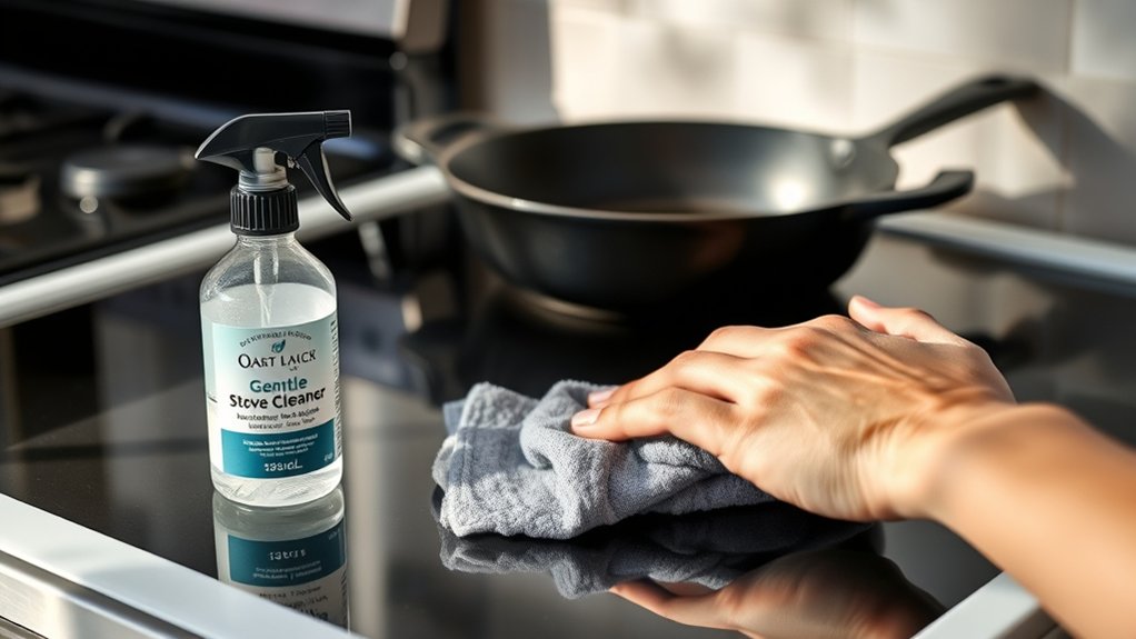 clean and protect stove surface