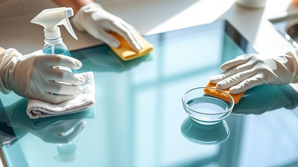 clean glass cooktops easily