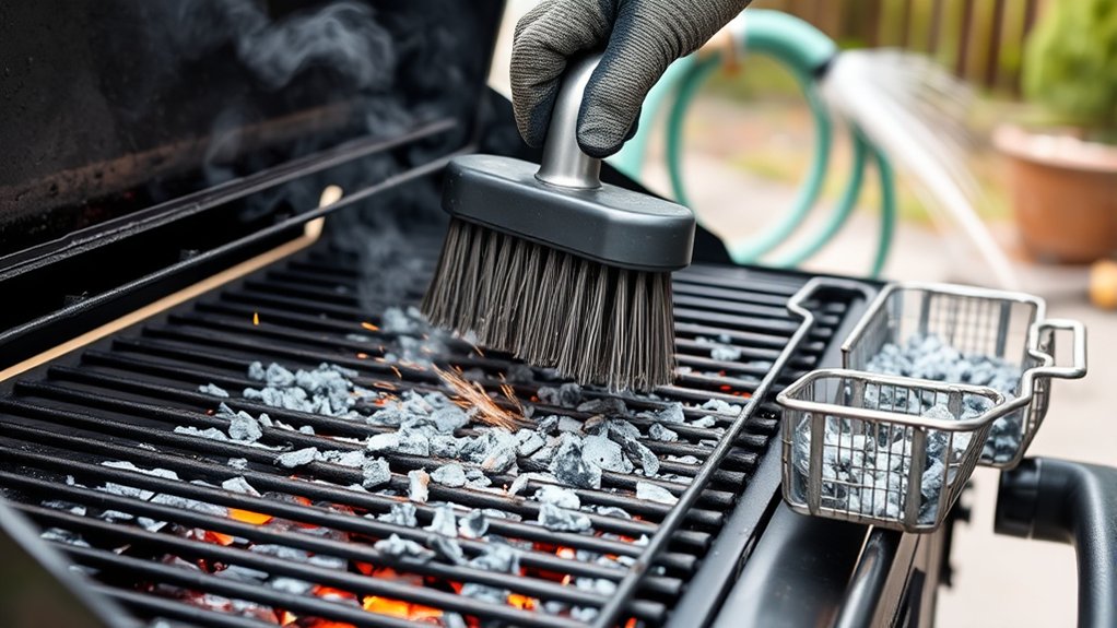 clean grill in steps