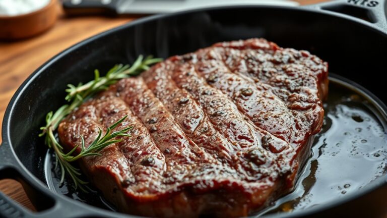 cook sirloin in skillet