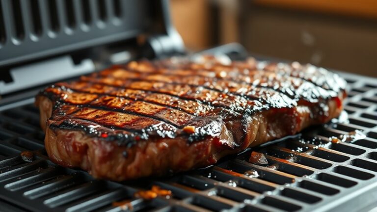 cook steak on grill