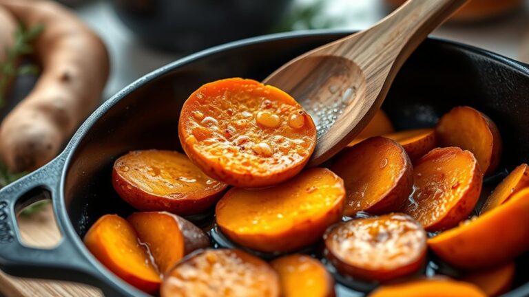 cook sweet potatoes skillet