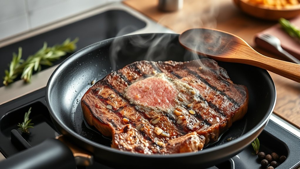 cook thin steak quickly
