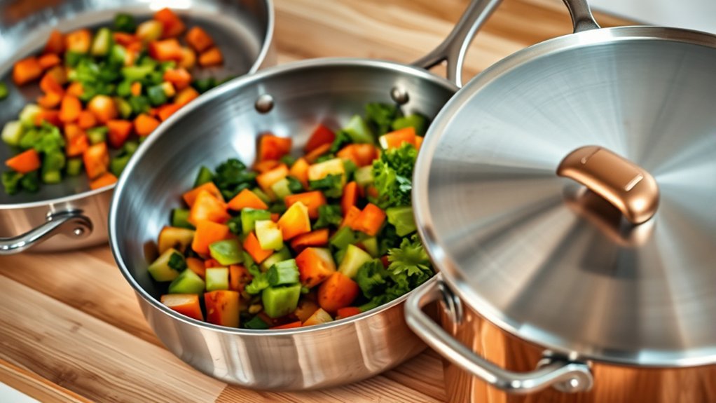 cookware material heat distribution