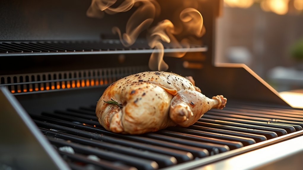 create heat zones for grilling