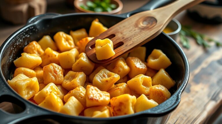 crispy pan fried gnocchi