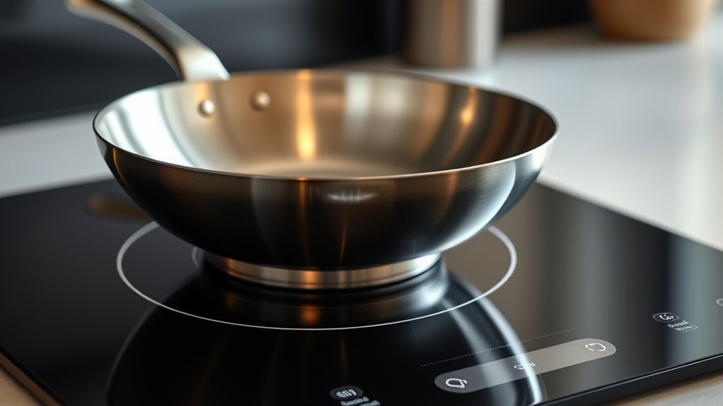 direct magnetic cookware heating