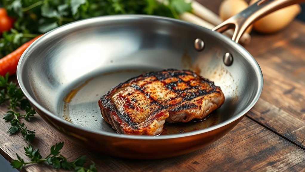 durable even heating cookware