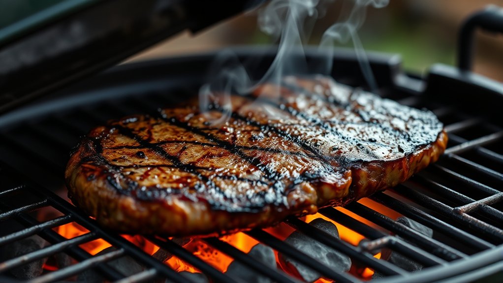 enhanced smoky juicy steak
