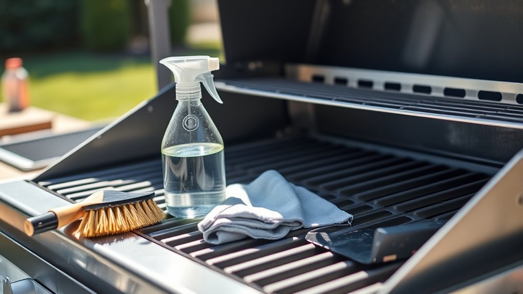 essential grill cleaning tools