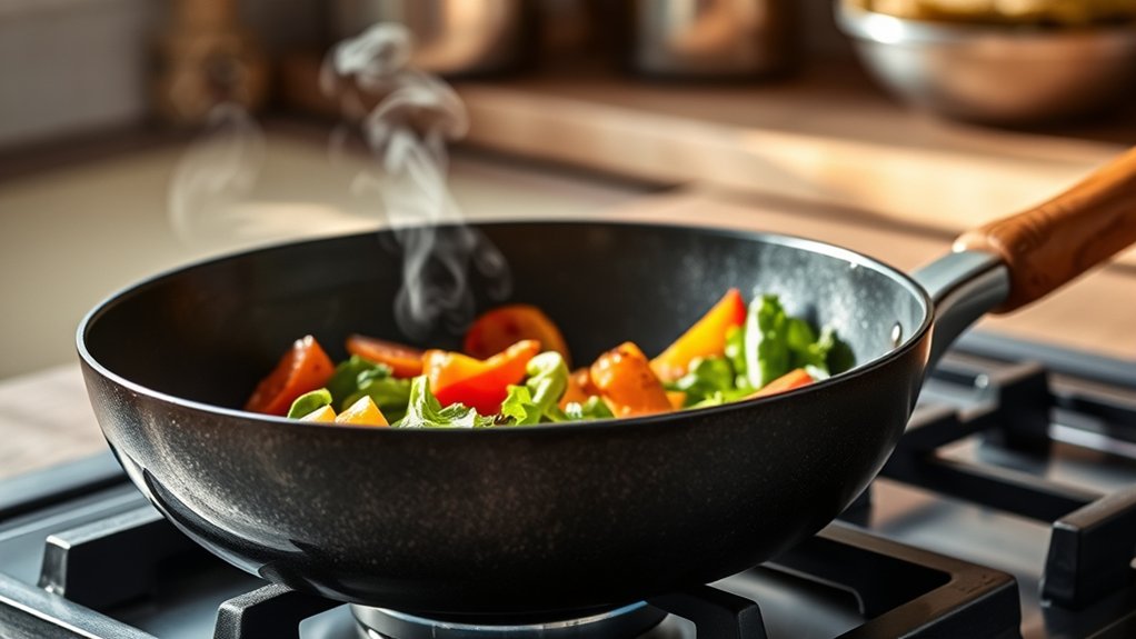even heating nonstick surface