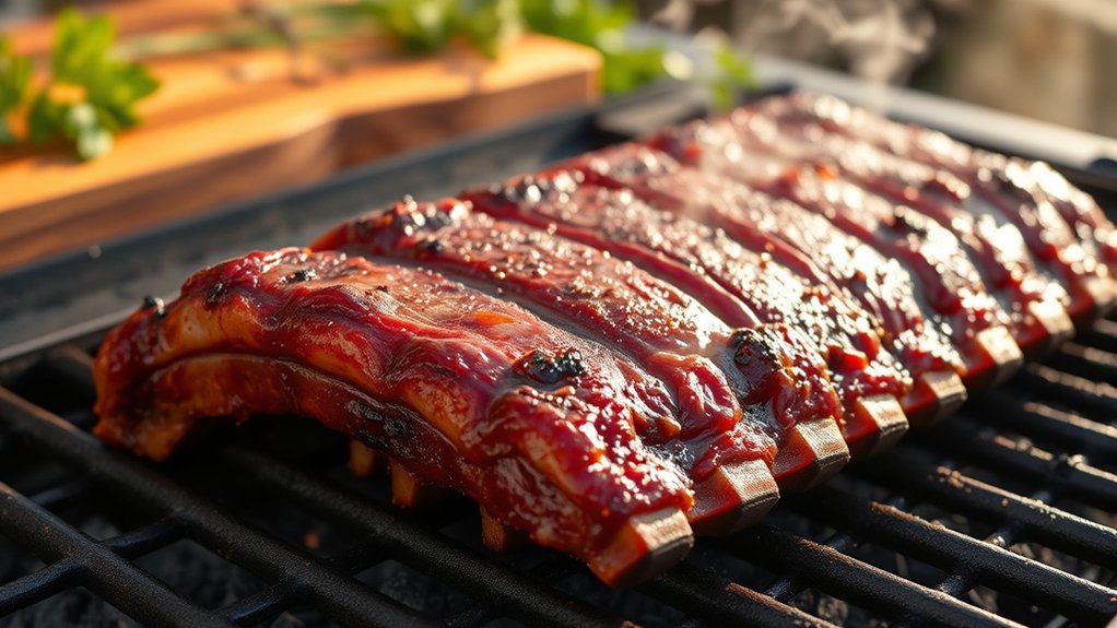 evenly trimmed flavorful ribs