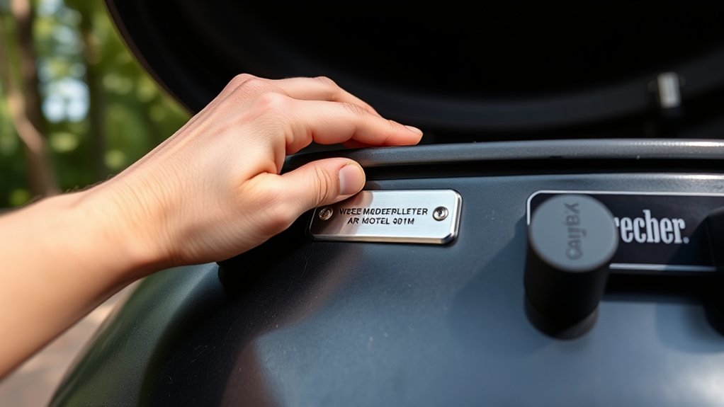 find weber grill model