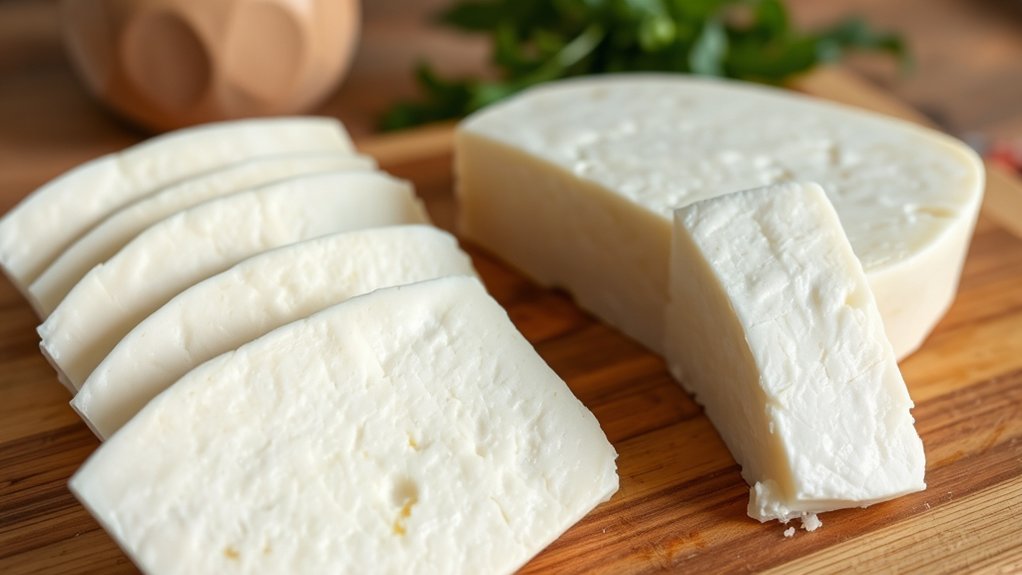 firm fresh salty halloumi