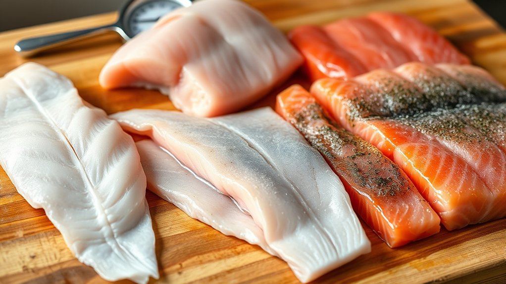 fish type influences cooking time