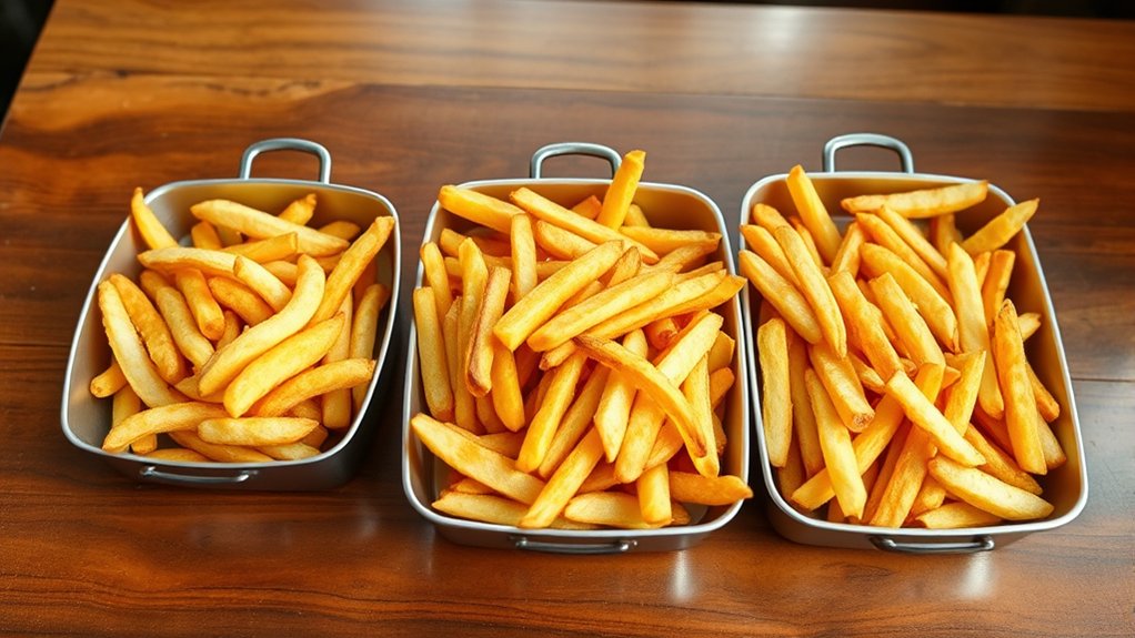 fries sizes small regular large