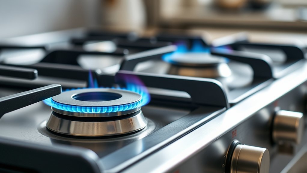 gas cooktops may vary