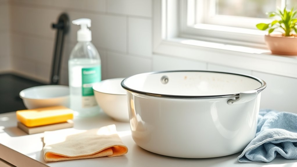 gather gentle cleaning supplies