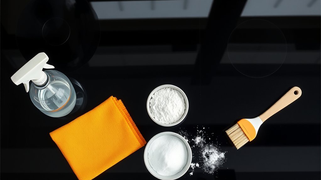 gather gentle cleaning supplies