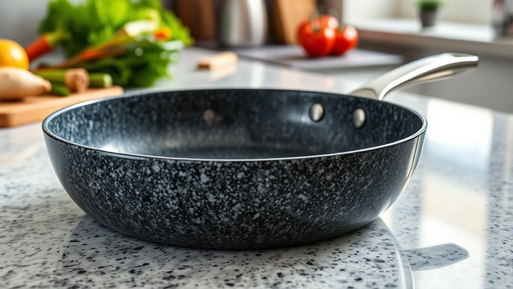 granite coated non stick cookware