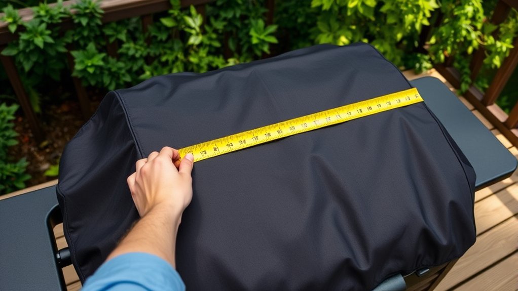 grill cover measurement guide