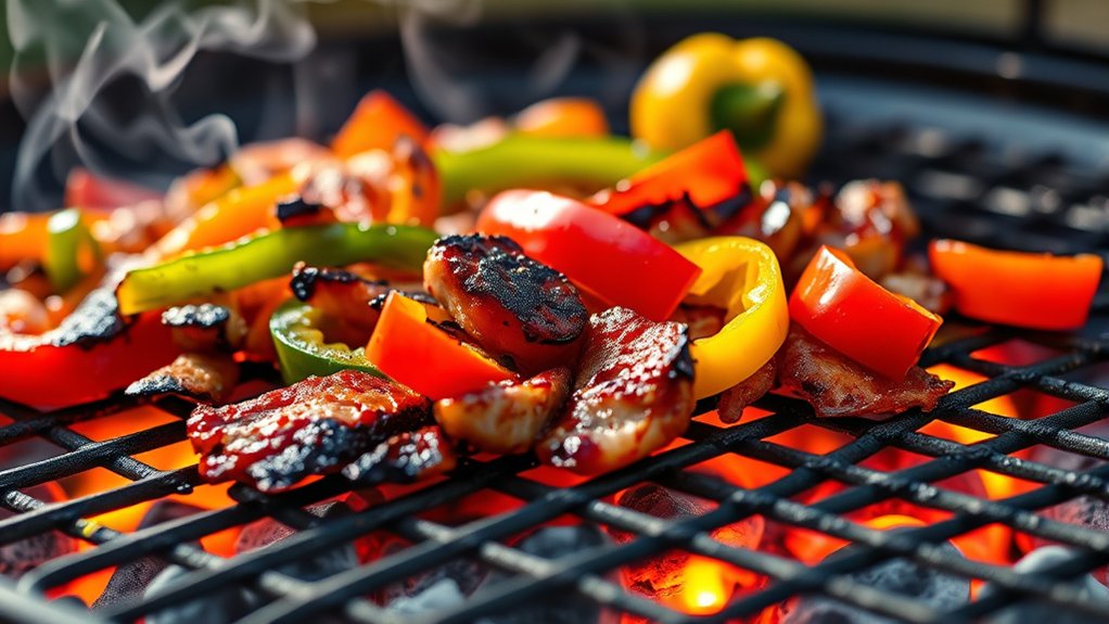 grill fajitas evenly quickly