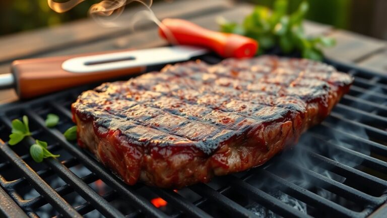 grill flat iron steak