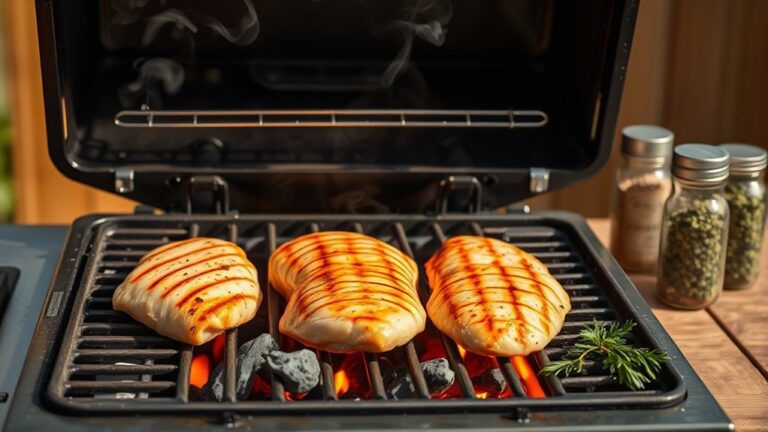 grill frozen chicken efficiently