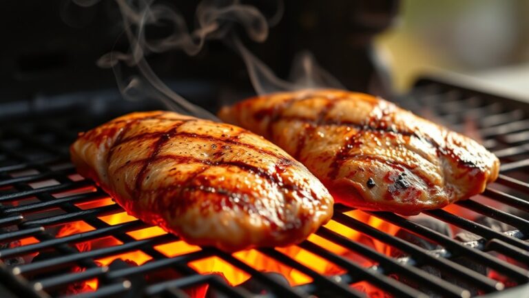 grill frozen chicken timings