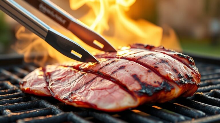 grill ham steak easily